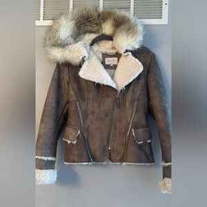 Laundry By Shelli Segal Brown and Cream Jacket